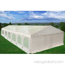 40'x20' PE White Tent - Heavy Duty Party Wedding Canopy Carport Shelter - By DELTA Canopies